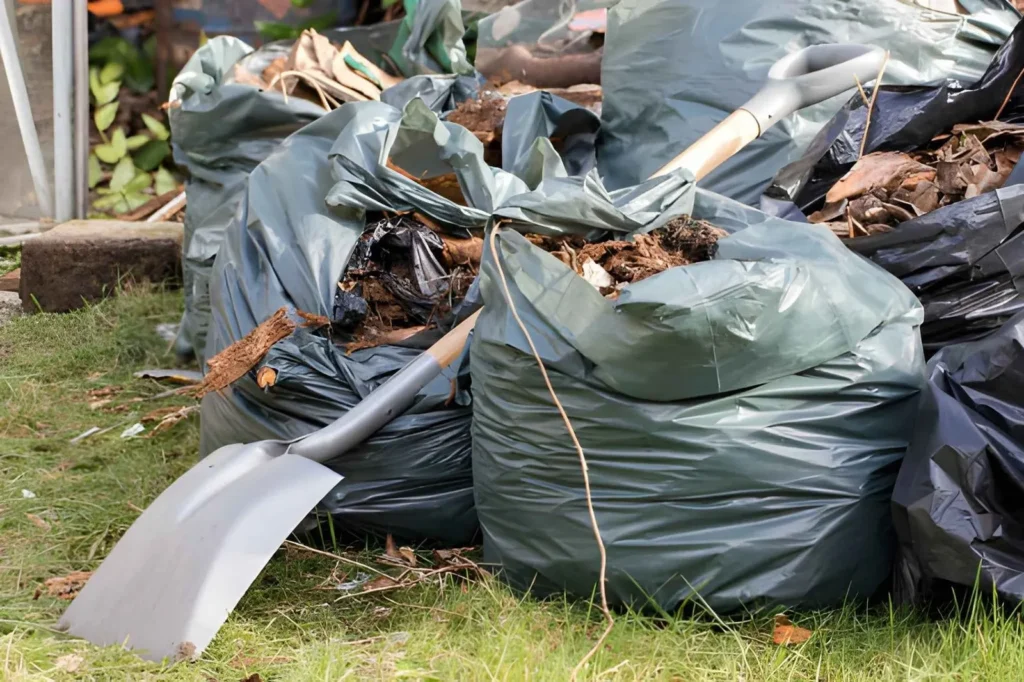 Yard waste - Upper Valley Dumpsters Yard waste dumpster rental for branches, brush, and outdoor cleanup debris
